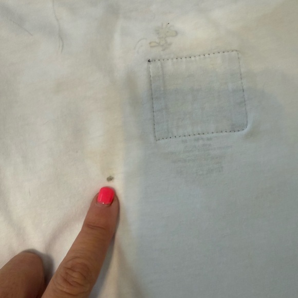 QuickSilver Charlie Brown, Christmas, boys, youth, medium white T-shirt - Picture 7 of 9